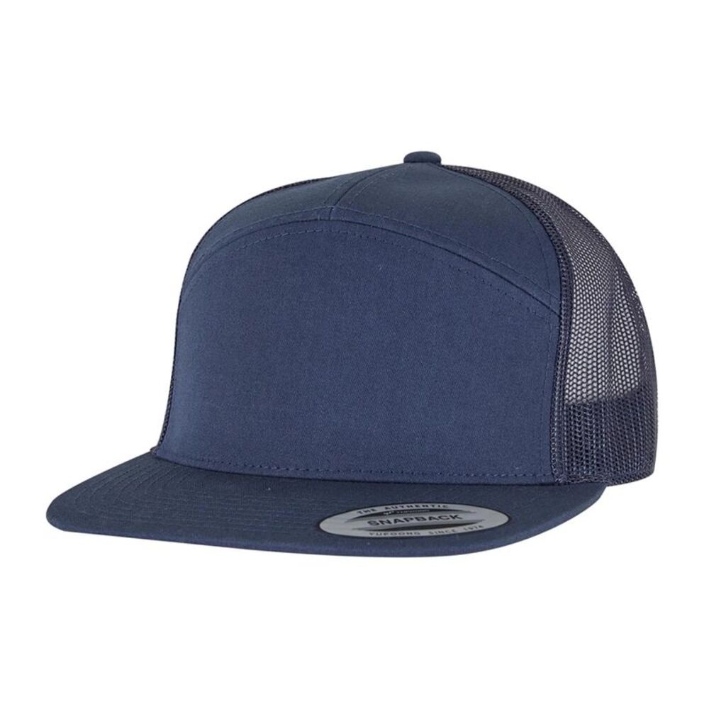 Flexfit Yupoong 7 Panel Trucker Cap / Navy